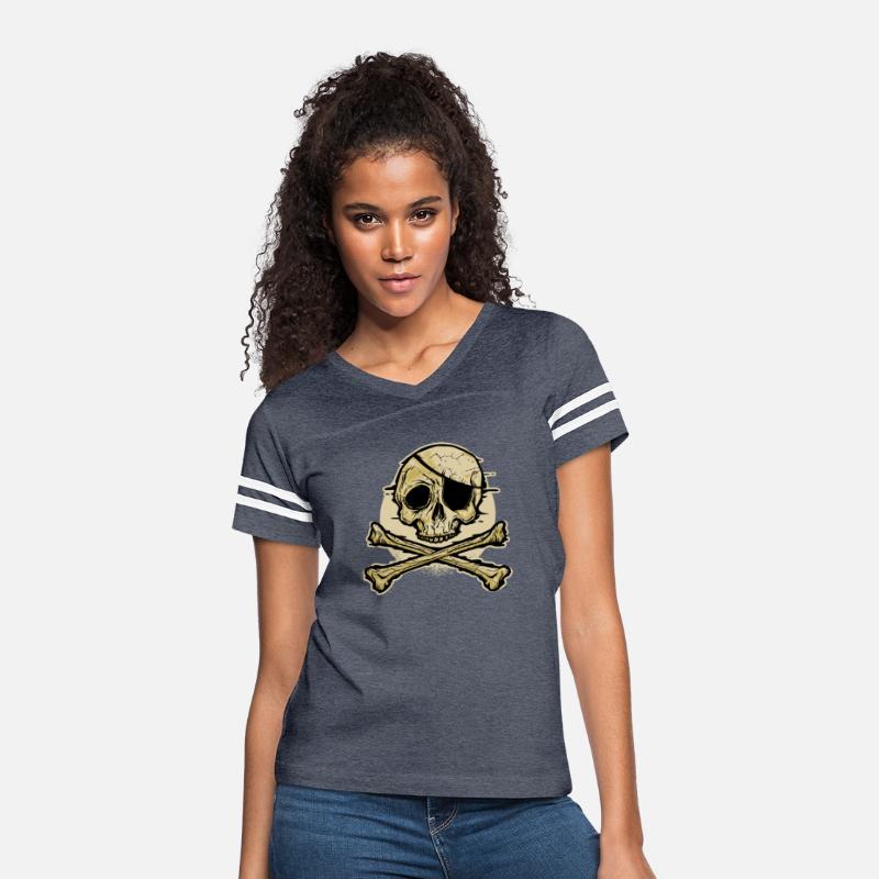 Skull And Crossbones With Eye Patch Graphic
