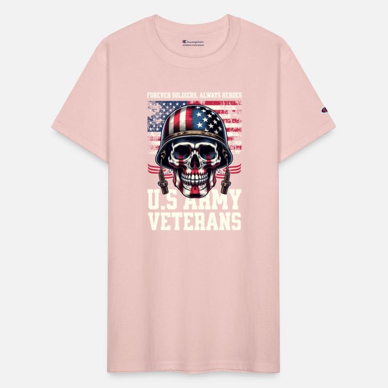 Skull Army T Shirt Design Template