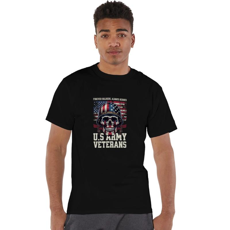 Skull Army T Shirt Design Template