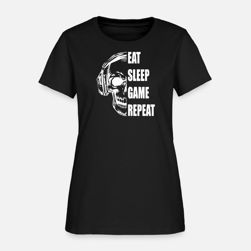Skull Gaming Motif with Playful Typography