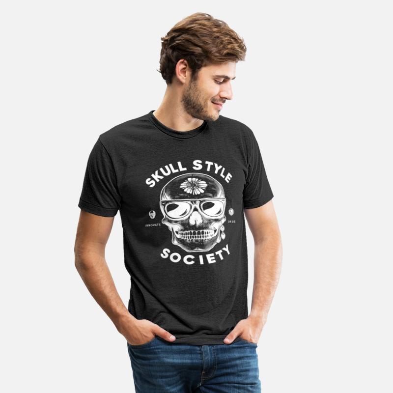 skull style society clean white