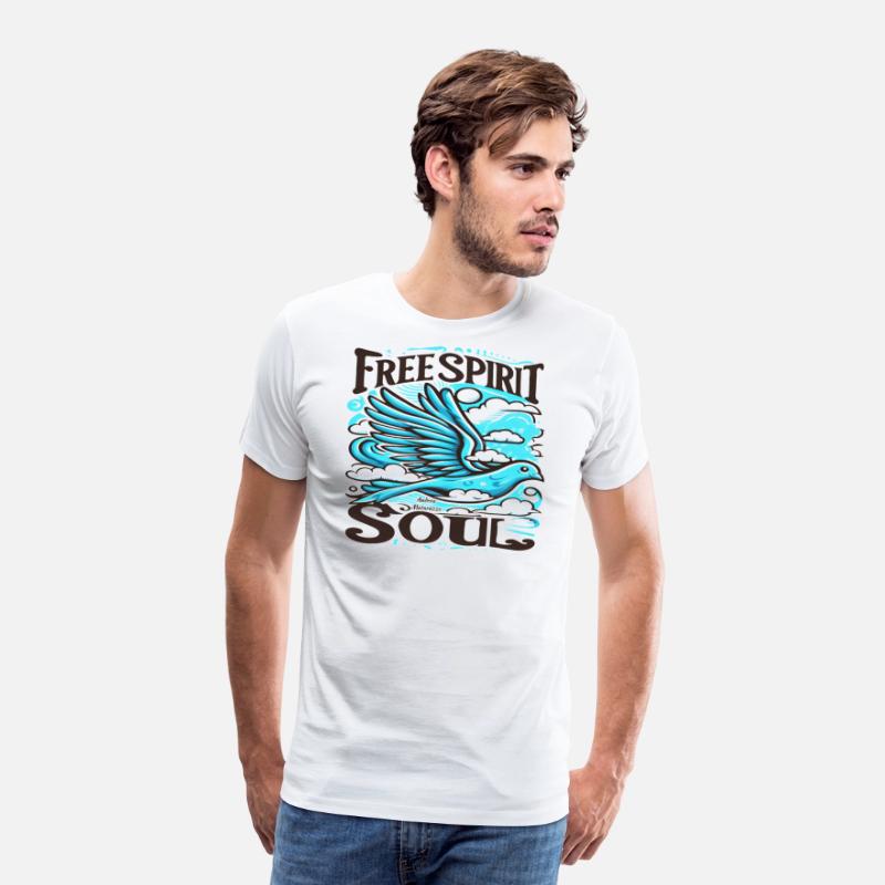 Sky Bird with Free Spirit and Free Soul