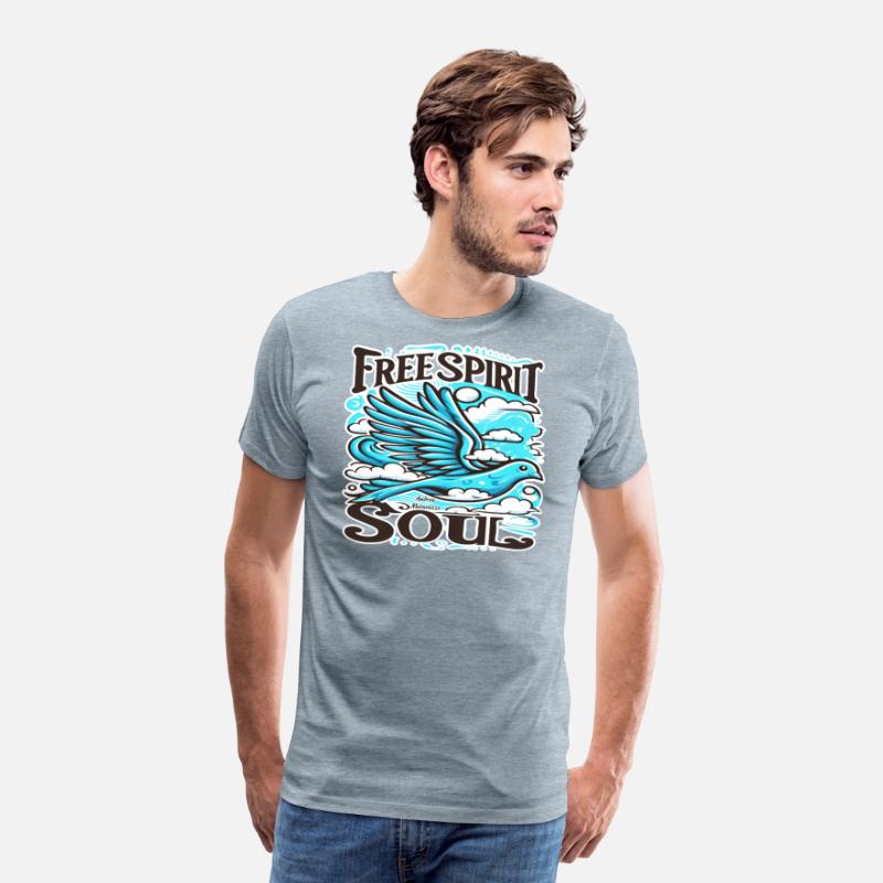 Sky Bird with Free Spirit and Free Soul