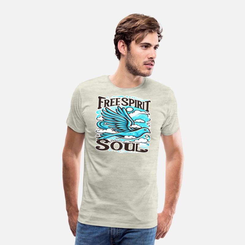 Sky Bird with Free Spirit and Free Soul