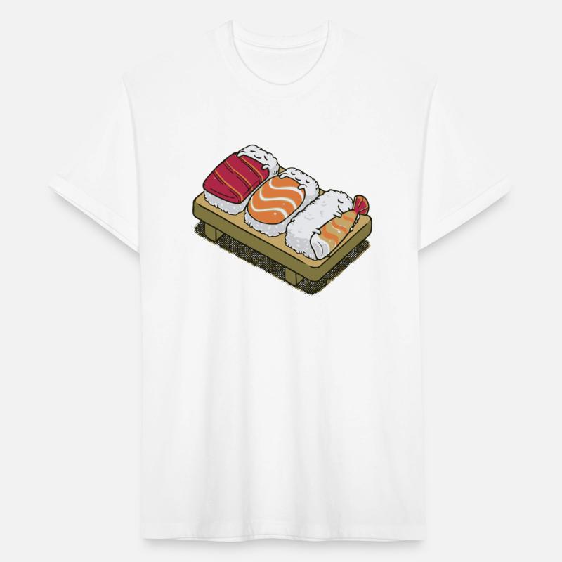 Sleeping cartoon sushi Japan anime food