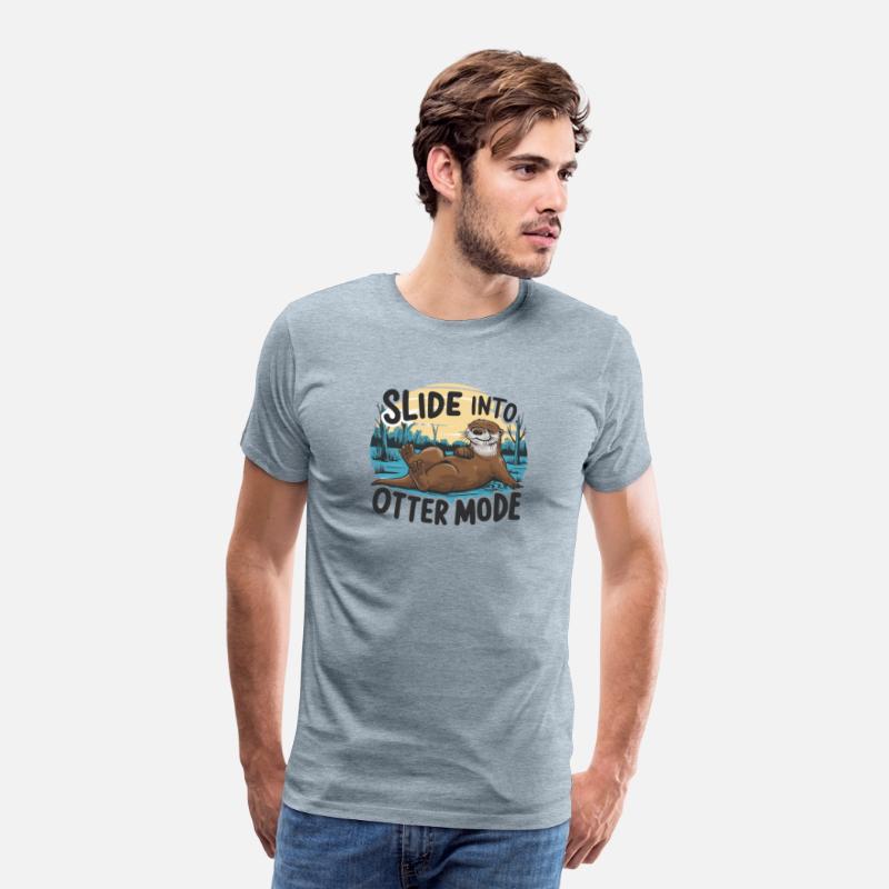 Slide Into Otter Mode Relaxing Otter Lover Humor