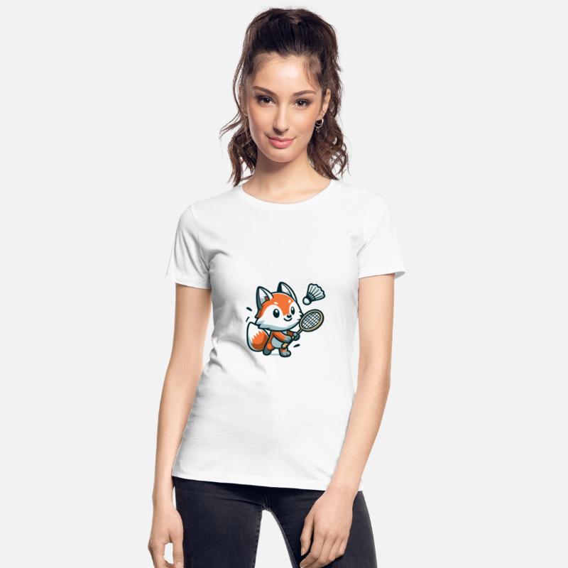 Sly and swift foxes on the shuttle badminton lover