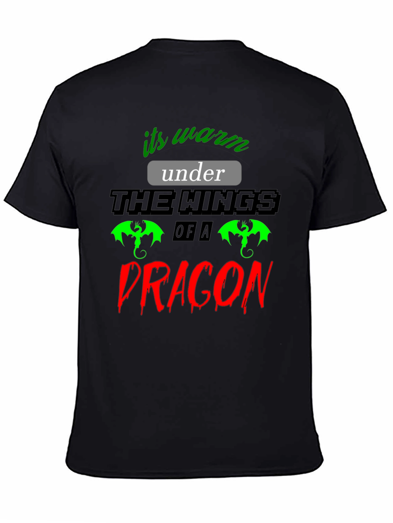 Its Warm Under The Wings Of A Dragon T-Shirt