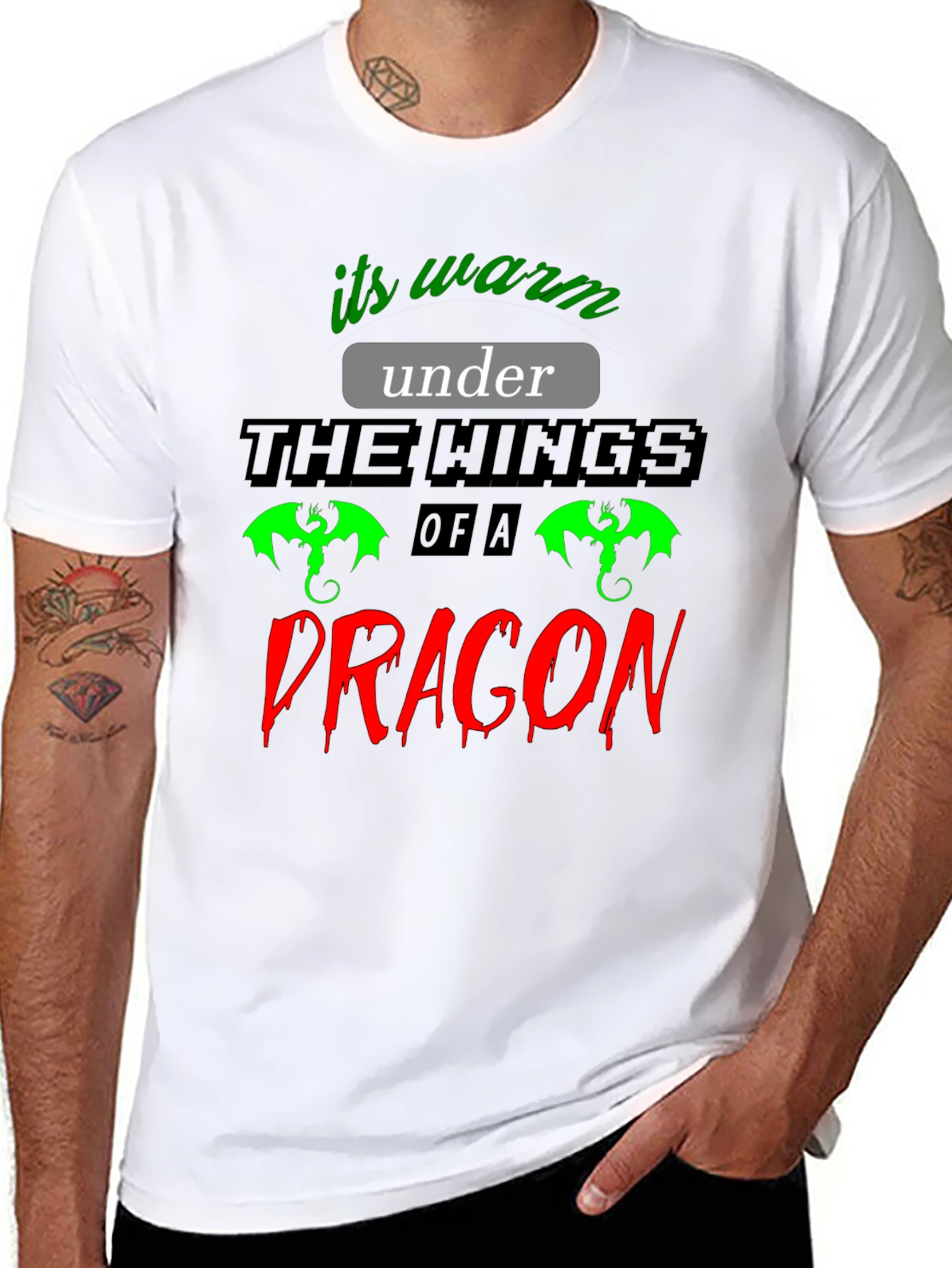 Its Warm Under The Wings Of A Dragon T-Shirt