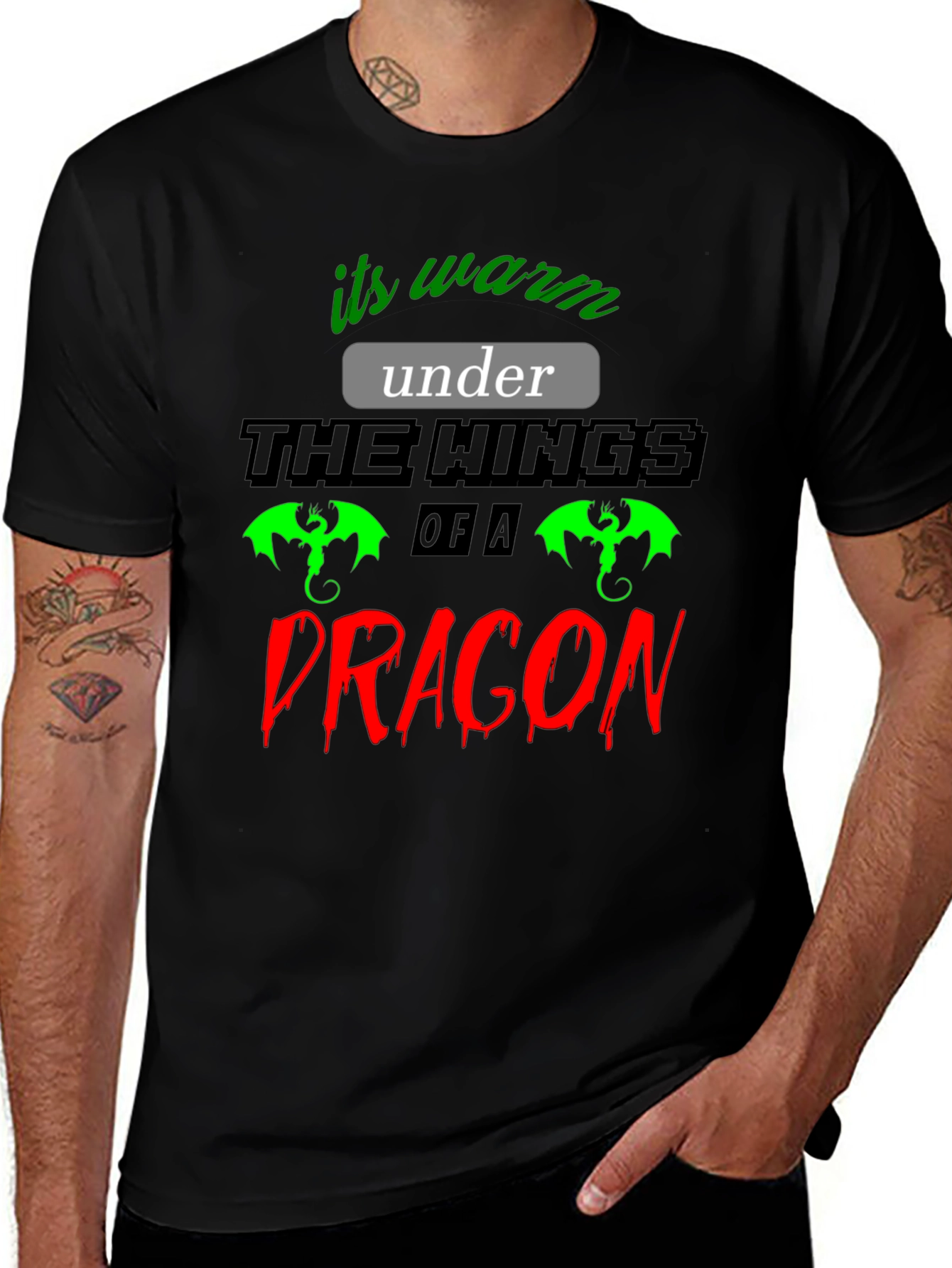 Its Warm Under The Wings Of A Dragon T-Shirt