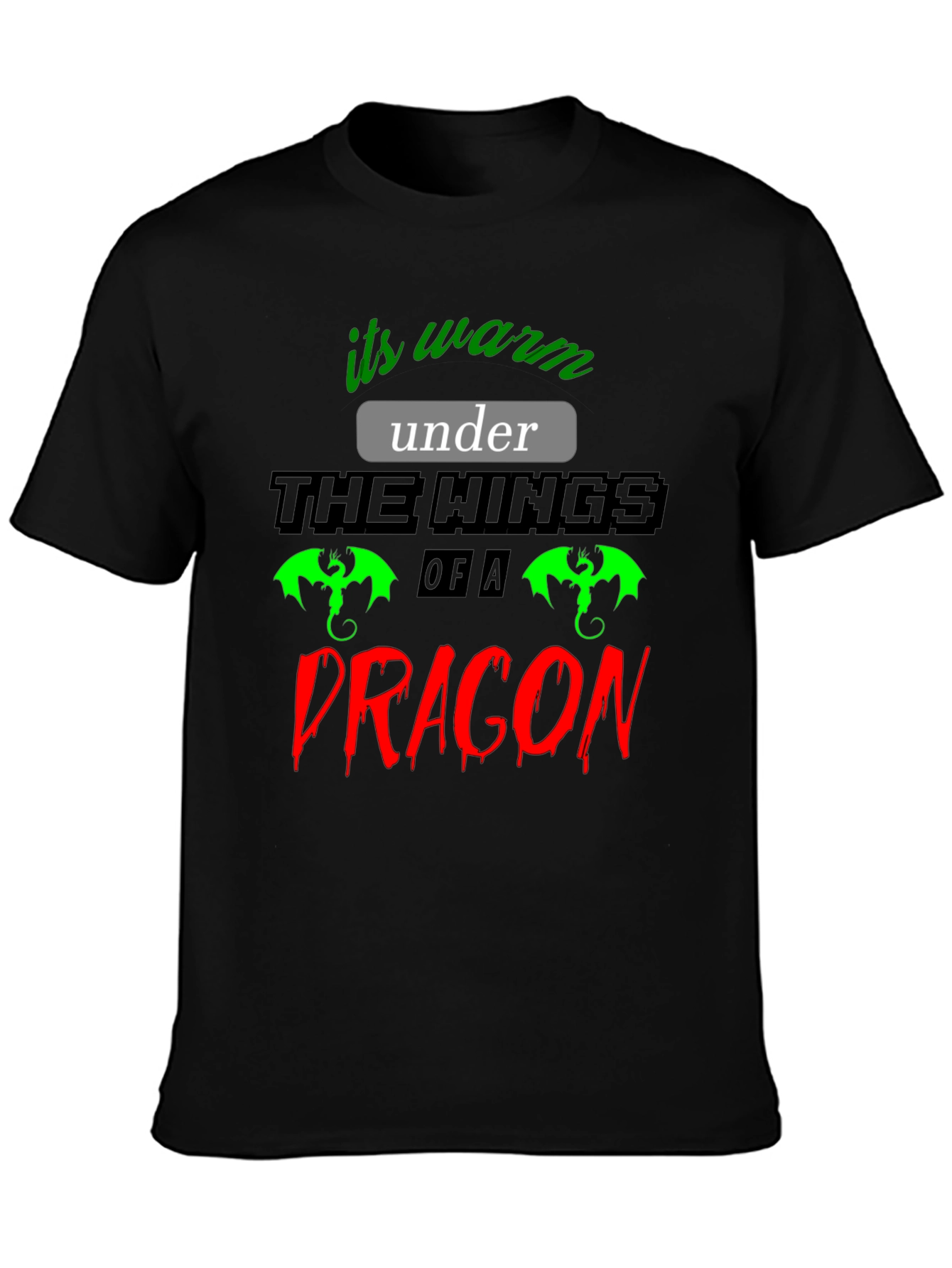 Its Warm Under The Wings Of A Dragon T-Shirt