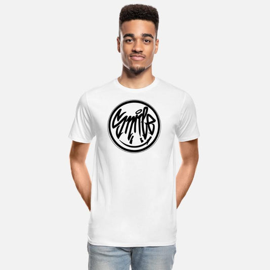 Smile Graffiti Tag - black