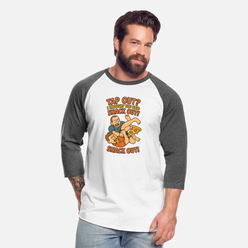 Snack Out Fight Funny Cool MMA Illustration