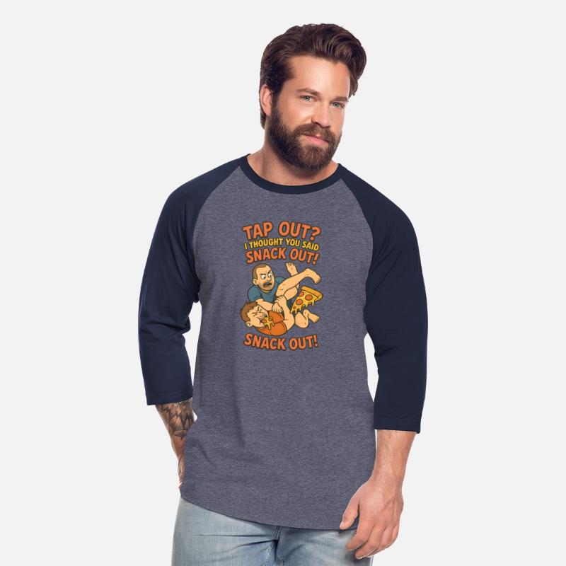 Snack Out Fight Funny Cool MMA Illustration