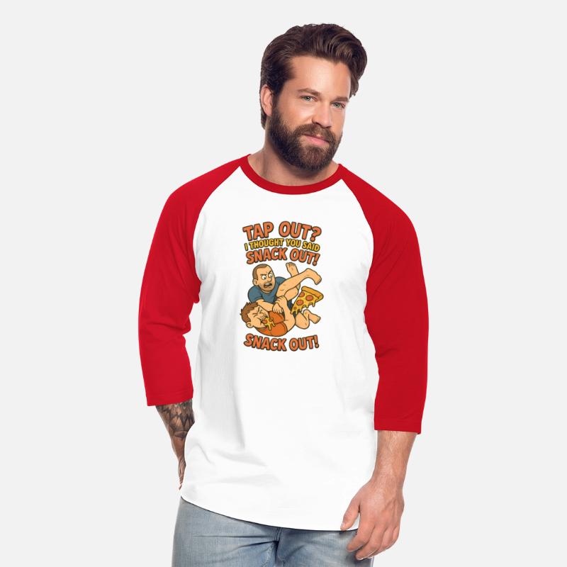 Snack Out Fight Funny Cool MMA Illustration