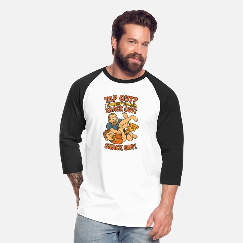 Snack Out Fight Funny Cool MMA Illustration