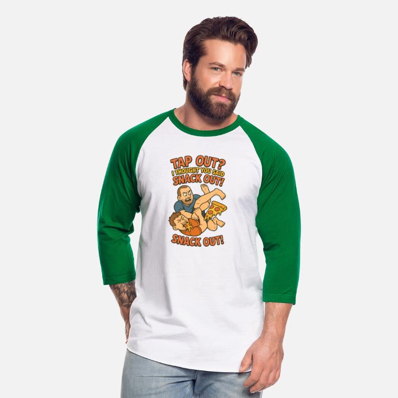 Snack Out Fight Funny Cool MMA Illustration