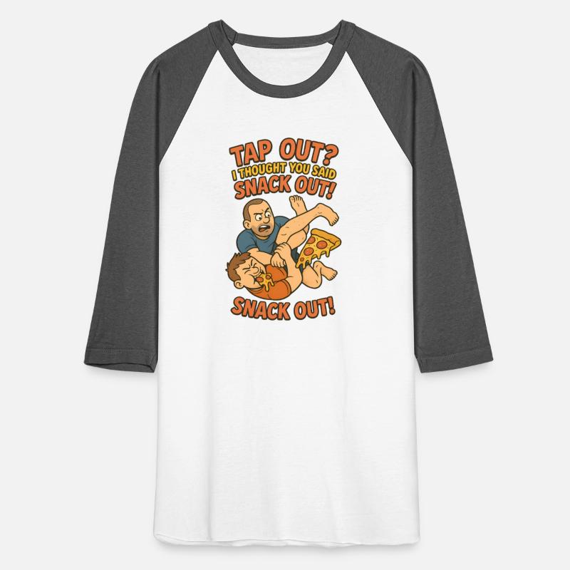 Snack Out Fight Funny Cool MMA Illustration