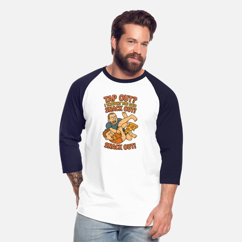 Snack Out Fight Funny Cool MMA Illustration