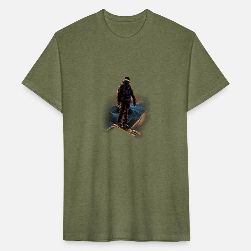 Snowboarding Snowboard Snowboarder Mountain Sunset