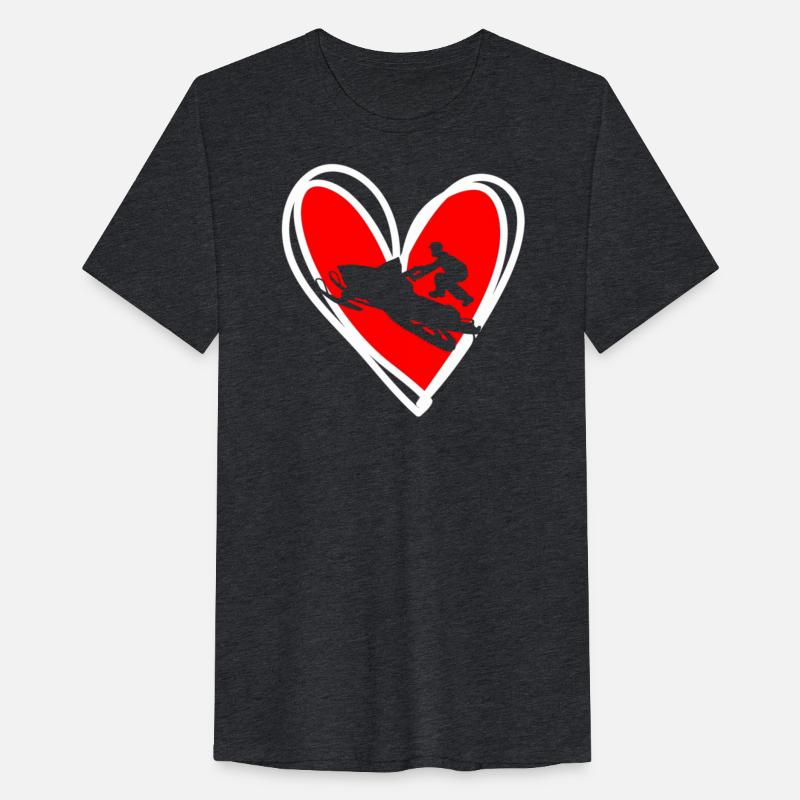 Snowmobile Heart Snowmobiling