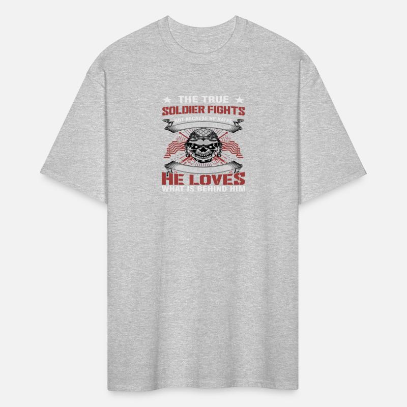 Soldier Fights Because They Love What's Behind