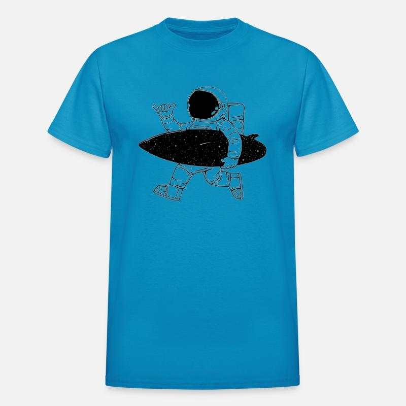 Space surfer, cool astronaut