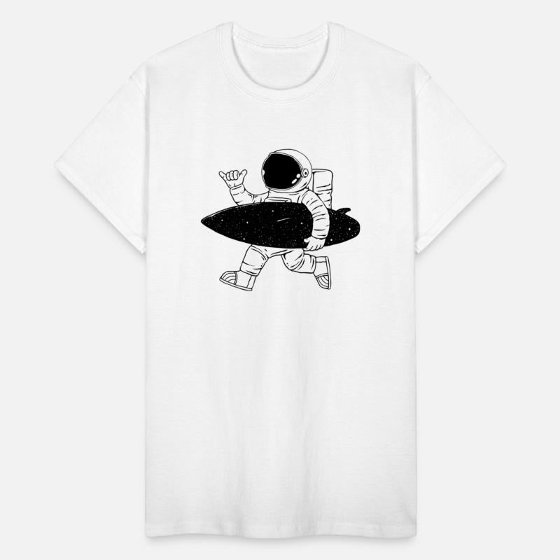 Space surfer, cool astronaut