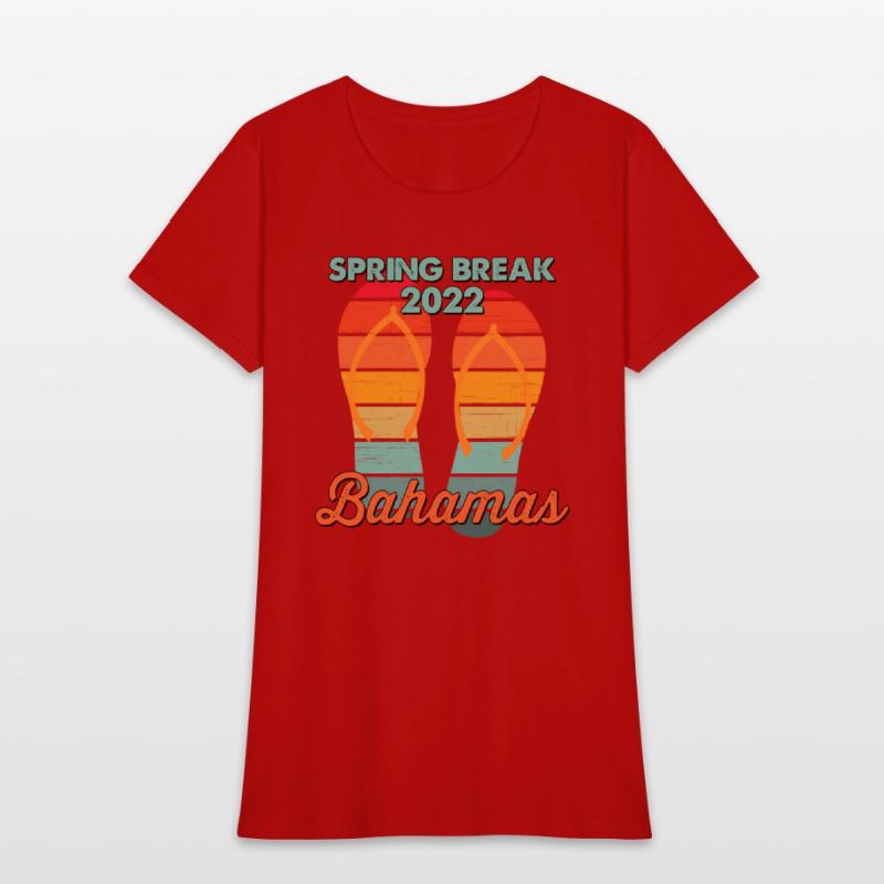 Spring Break Bahamas Beach 2022 Flip Flops