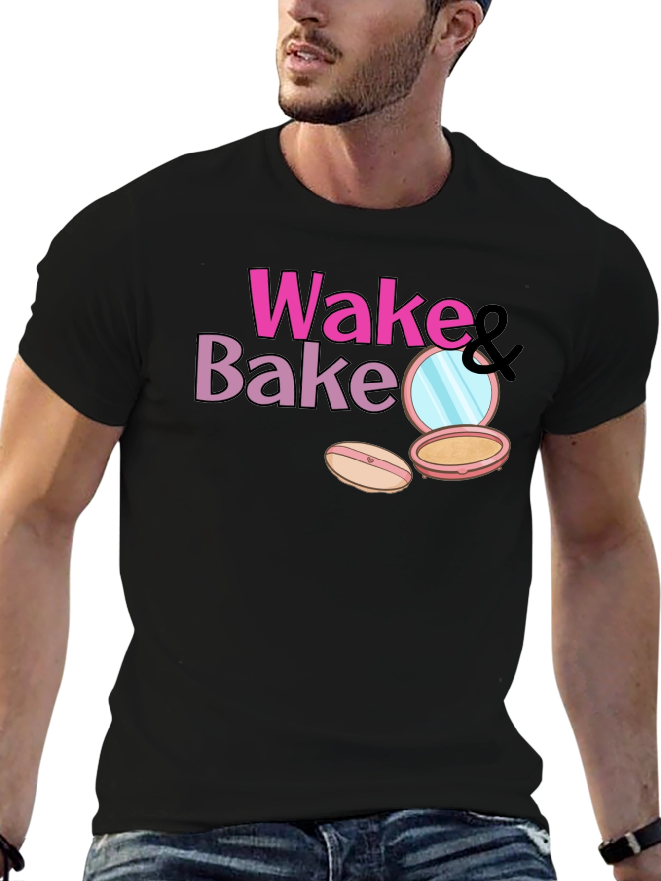 Wake & Bake Makeup T-Shirt - Stylish & Fun