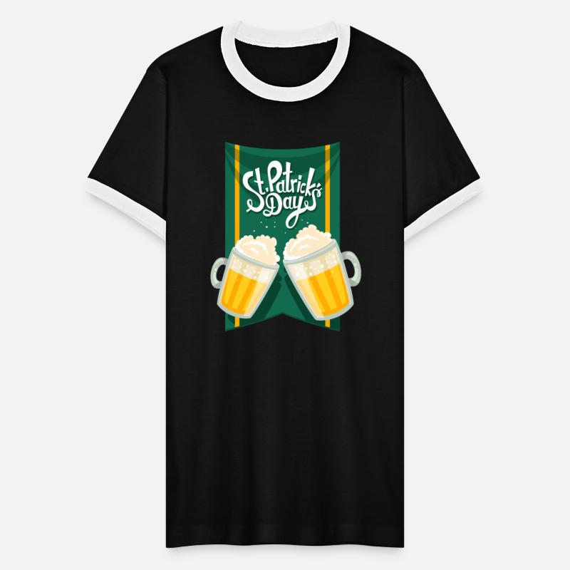 St Patrick's Day and two cups of beer