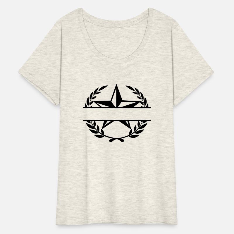 Star monogram in laurel wreath