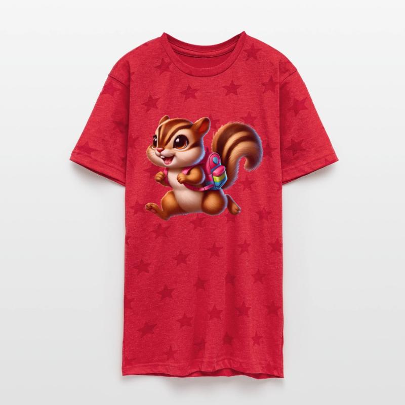 Start of school with chipmunks for school beginner