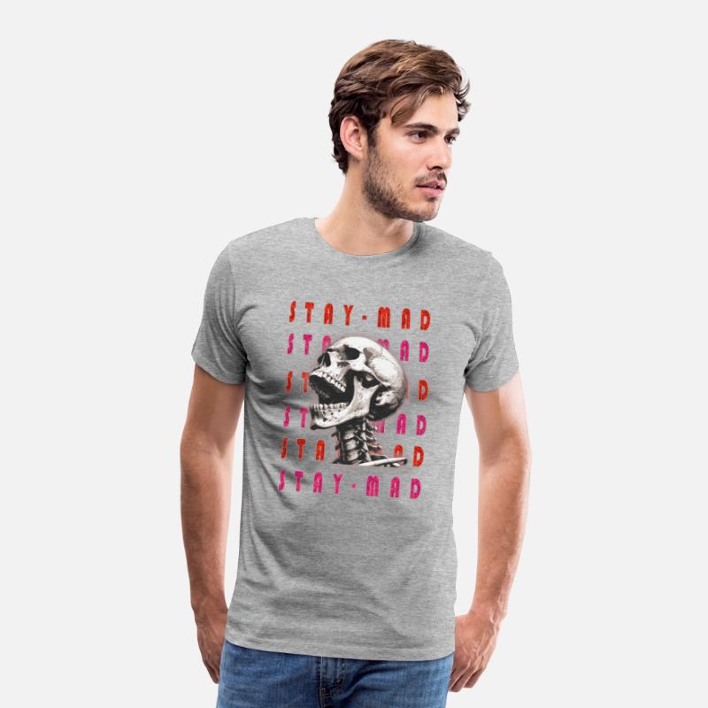 STAY MAD - Rebel Skull Streetwear Graphic