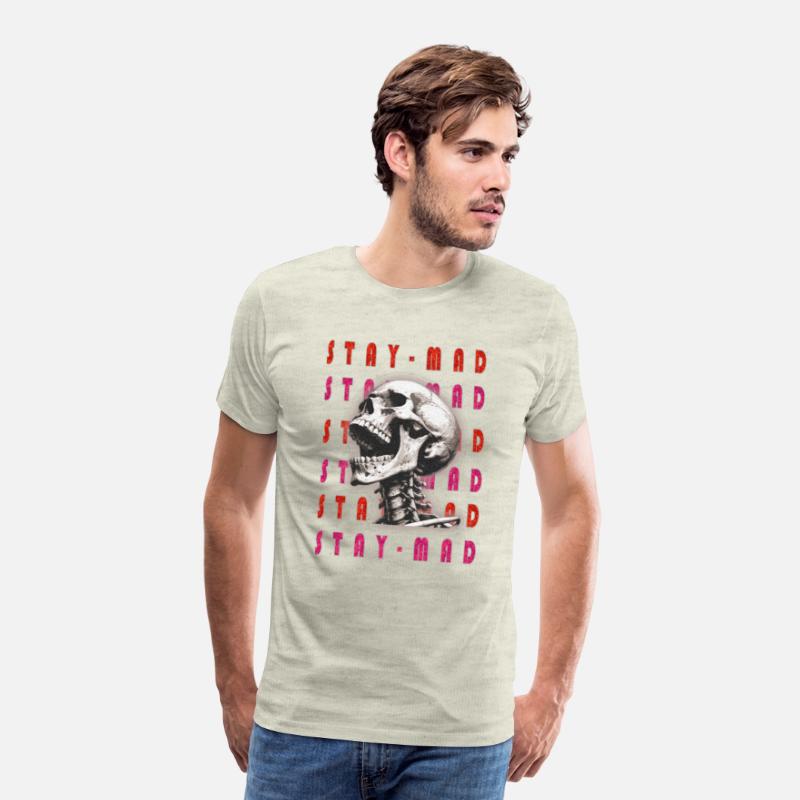 STAY MAD - Rebel Skull Streetwear Graphic