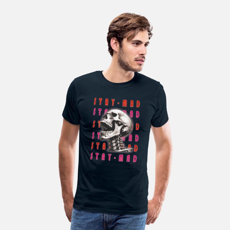 STAY MAD - Rebel Skull Streetwear Graphic