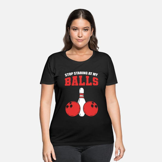 Stop Staring At My Balls Bowler