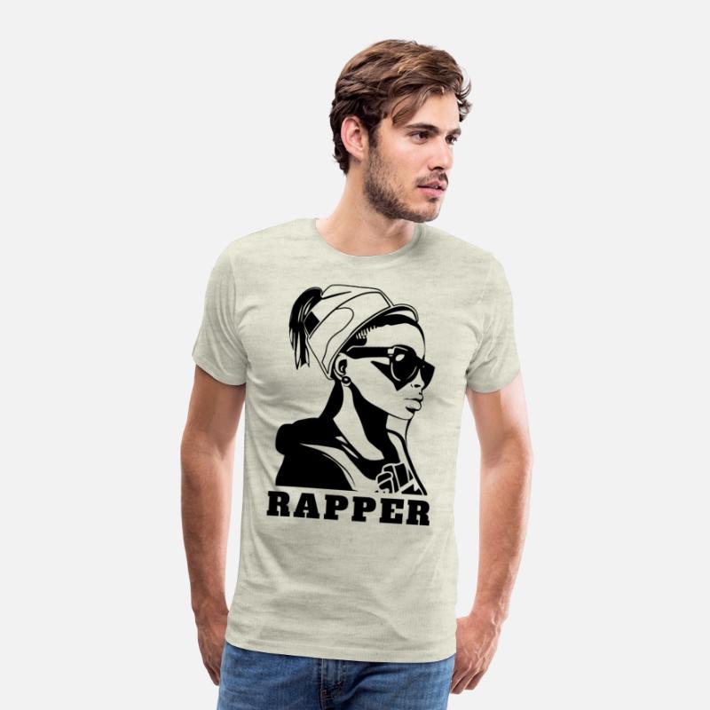 Stylish hip hop girl rapper