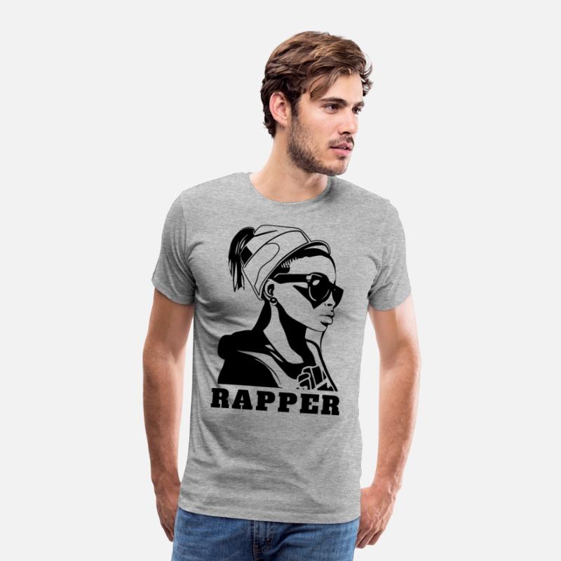 Stylish hip hop girl rapper