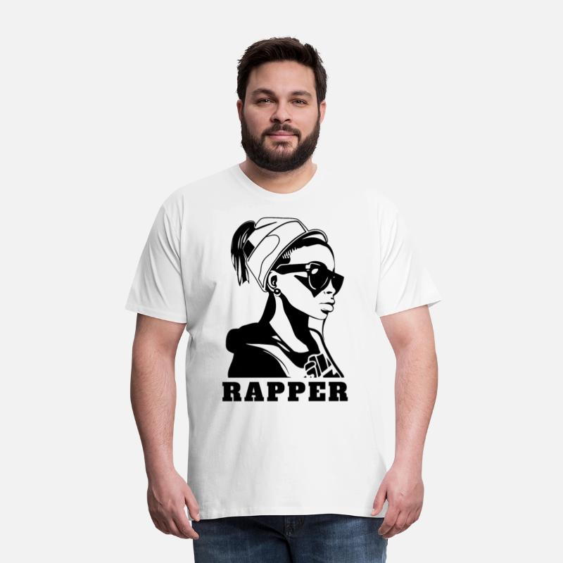 Stylish hip hop girl rapper