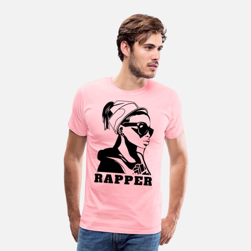 Stylish hip hop girl rapper