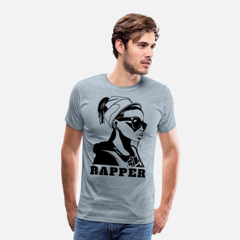 Stylish hip hop girl rapper