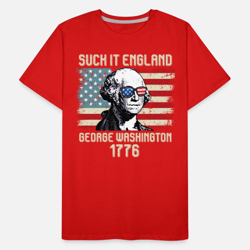 Suck it England George Washington 1776 USA