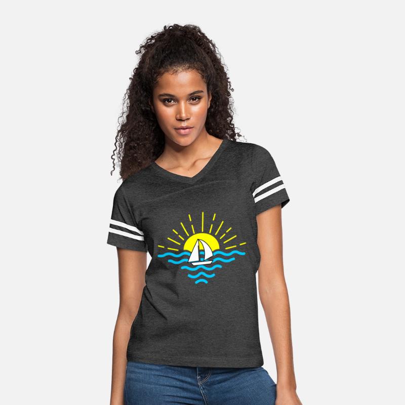 Sunset with sailboat