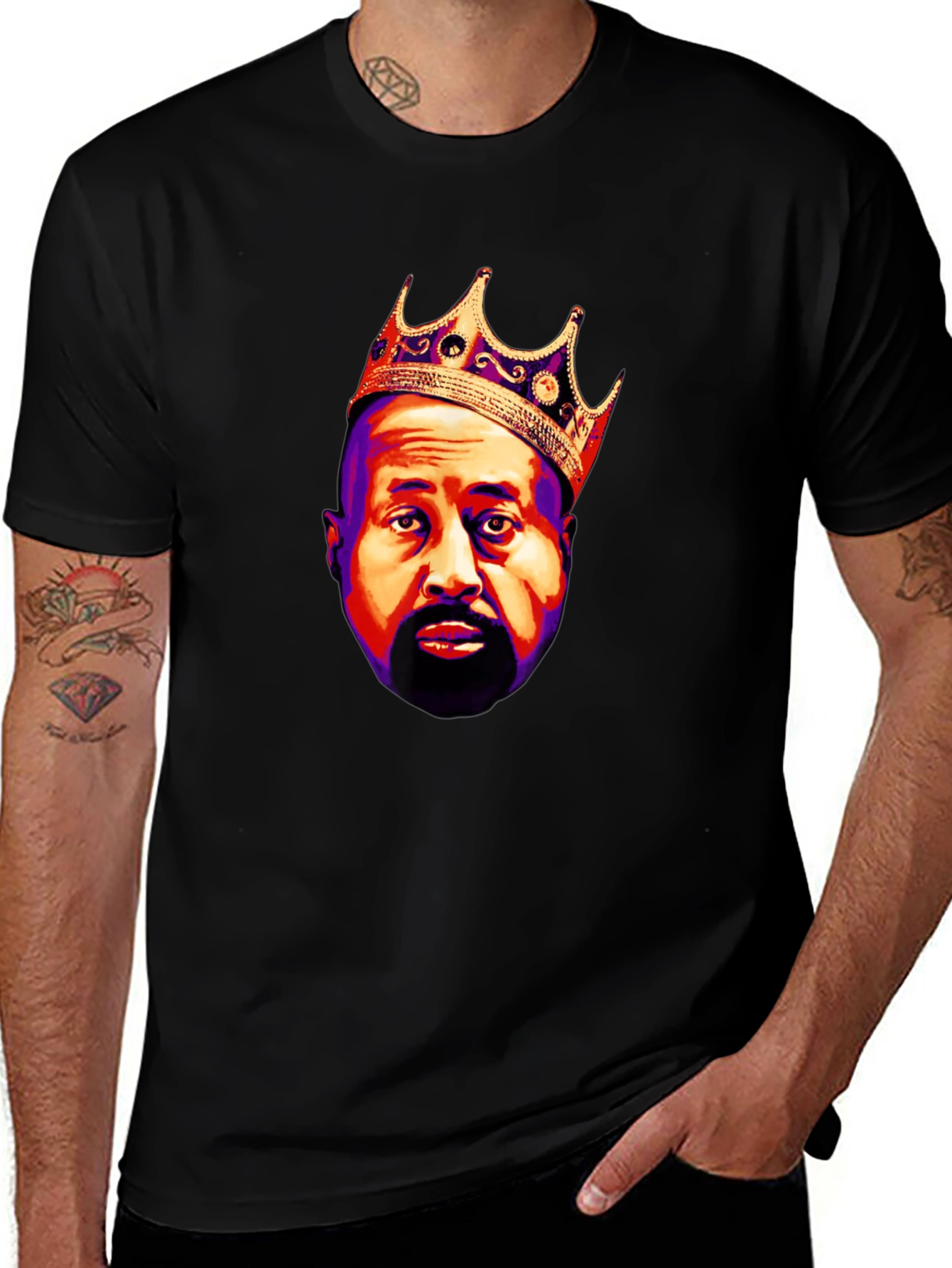 King Portrait Graphic Tee