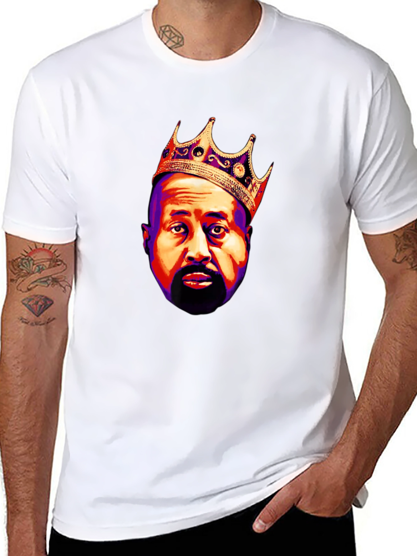 King Portrait Graphic Tee