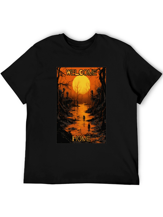 Welcome Home Graphic Tee - Spooky River Design