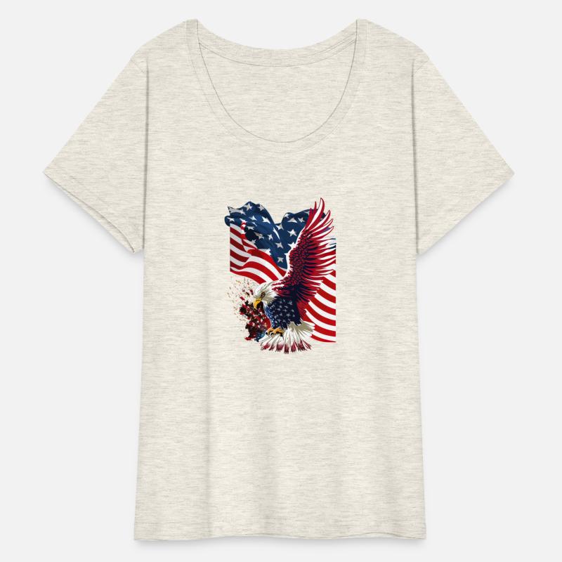 Symbol of Freedom: A Bald Eagle Soaring Above Amer