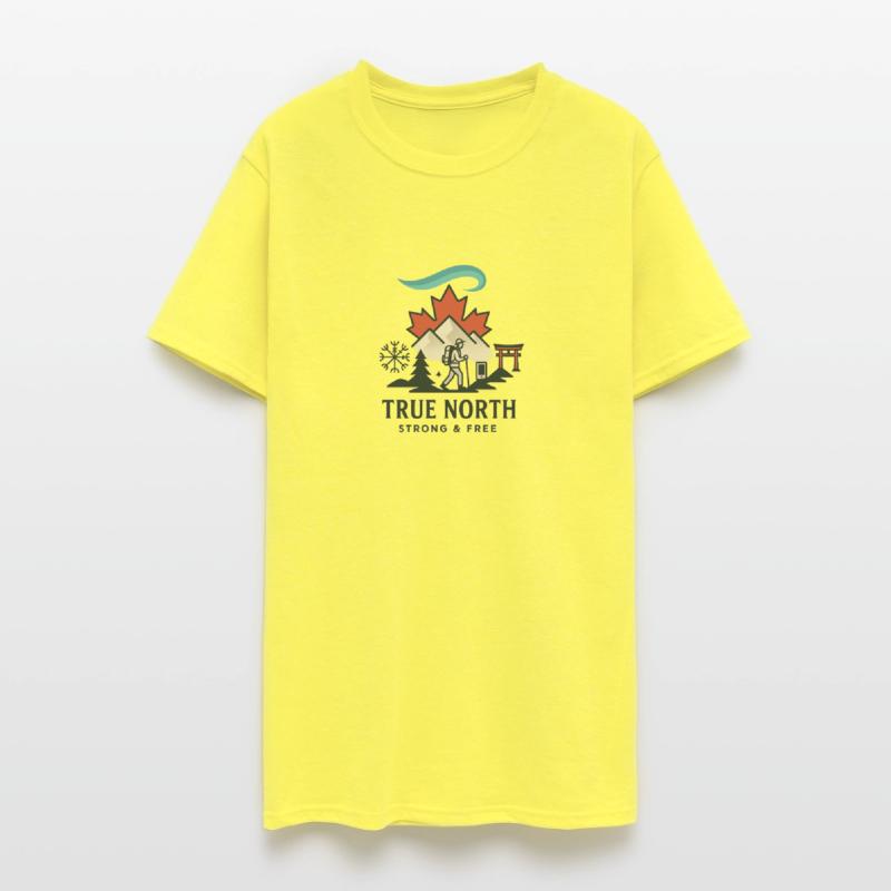 T-shirt True North – Strong & Free