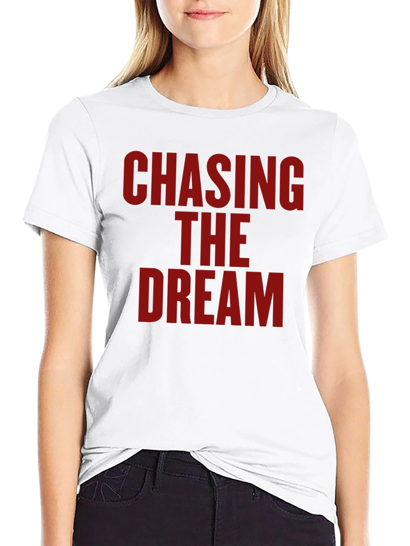 Chasing the Dream Graphic T-Shirt - Bold Statement Tee